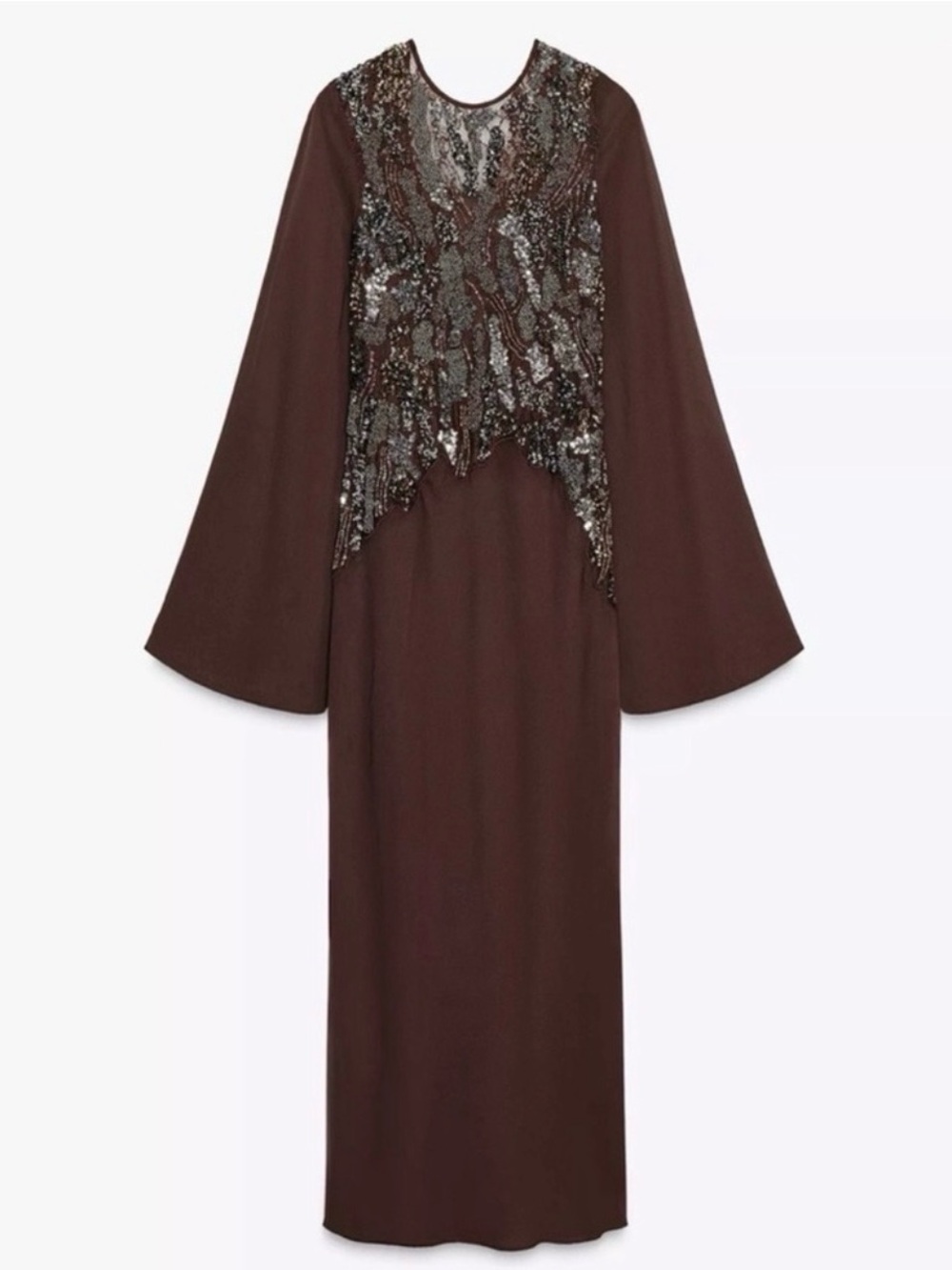 Embroidered Dress ZW Collection - Picture 2 of 3